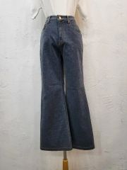 ラッキーブランド パッチワーク デニム ブーツカット 14 青 綿 Lucky