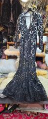 ジョコンダ ロイヤル【42】カシュクールフレンチスリーブワンピース 花 