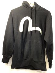 美品 EVISU フード付きパーカー カモメ プリント グレー系 S - メルカリ