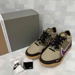 NIKE LEBRON 18 XVII LOW Viotech Atomos コラボ ナイキ レブロン CW3153-200 ブラウン パープル  26.5cm 箱あり インソール欠損のサムネイル