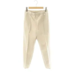 ノーリーズ Nolley's 24SS ウォッシャブル 愛され裾 オーガンジーパンツ テーパード 36 ベージュ /MI ■OS