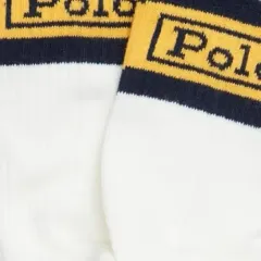 ポロラルフローレン Classic ヴィンテージ ストライプ クルー ソックス