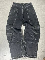 日本製○ROPES DENIM ロープスデニムカーゴパンツ ワークパンツ 変形 