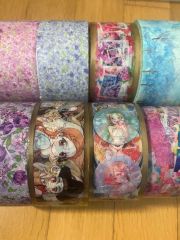 新品♡nene様♡フローラルプリンセス光のフラワーウィンドウPETテープ6