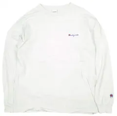 READYMADE レディメイド 21AW 日本製 PIONCHAM L/S T-SHIRT ロゴ刺繍ロングスリーブTシャツ RE-CO-WH-00-00-200 XL ホワイト 長袖 トップス g26302のサムネイル