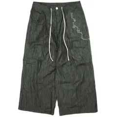 Danke Schon ダンケシェーン DENIM TUCK BAGGY PANTS スタッズデザイン デニムバギーパンツ Free BLACK サンプル品 ワイド ボトムス g26377のサムネイル