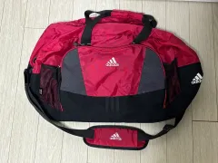 アディダス ダッフルバッグ スポーツバッグ レッド 赤色 ヴィンテージ