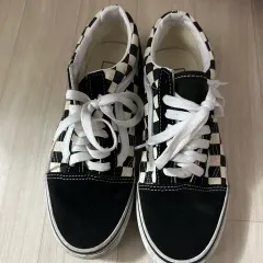 VANS オールドスクール チェッカーボード ブラック ホワイトのサムネイル