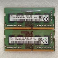 ジャンク 16GB DDR4-2666V 2枚8gbセット - メルカリ