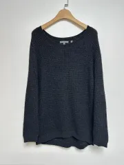 Vince レディース ボートネック ウール ニット ブラック (XS)のサムネイル