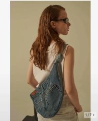 ZARA デニムバック ZARA リメイクデニムバック 新品未使用 - メルカリ
