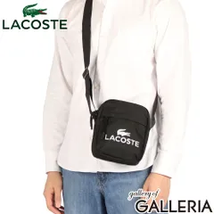 ラコステ ショルダーバッグ メンズ レディース 斜めがけバッグ ブランド LACOSTE バッグ 小さめ 斜めがけ 軽い カメラバッグ ミニショルダー ショルダー コンパクト バーティカルカメラバッグ NU5181ZT ブラック