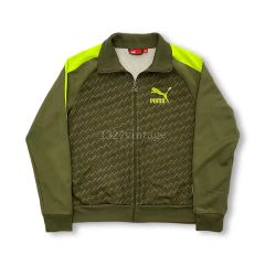 完売□プーマ モノグラム柄 GG柄 ジャージ PUMA 総柄 トラックトップ M 