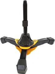 ユアクト フルート ピッコロ用 クラリネット 折りたたみ 楽器 オーボエ スタンド 収納 固定 3本 (イエロー)のサムネイル