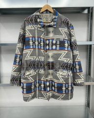 90s PENDLETON ネイティブ チマヨ ウール ジップ ラグジャケット 