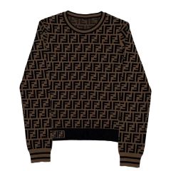 FENDI ズッカ柄 ニット プルオーバー 長袖 42 - メルカリ