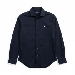 リネン】POLO RALPH LAURENシャツ ネイビー 160/84A - メルカリ