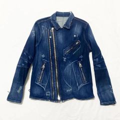 DIESEL JAMBRA ジョグジーンズ デニムスエットライダースセットアップ