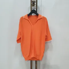 (kk69662)Celebshop ルーズフィット 半袖 ニット 55
