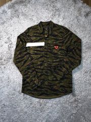新品未使用】XLARGE リップストップ ミリタリーシャツ 迷彩 豪華刺繍 M 