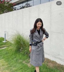 AMERI PUFF CHECK JACKET WITH SKIRT PANTS - メルカリ