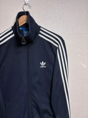 adidas ブラックジャージ XL 黒 ヨーロッパ EUROPE 長襟 - メルカリ