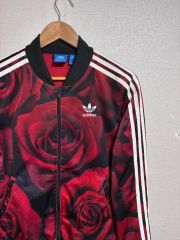 希少柄 adidas アディダス ラグジュアリー薔薇柄トラックジャケット 38