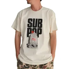 SUB POP サブポップ 公式 Tシャツ INDIE SELL OUT 半袖 プリントT グランジ ロックT バンドT メンズ レディース 040081 ナチュラルのサムネイル