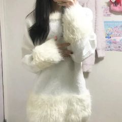 ノエル・ド・メモワール ゴブランファーコート しまむら くる実コラボ