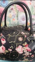 新品 プレゼント オススメ 花柄 キルティング パッチワーク バッグ ハンドメイド