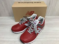 new balance M576 RED ニューバランス 576 レッド イングランド製 スニーカー 靴 レザー 本革 メンズ レディース UK6.5 約25cmのサムネイル