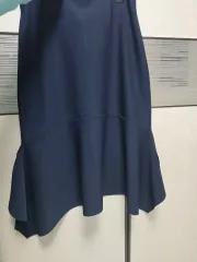 NICE CLAUP マーメイド スカート（ネイビー）ほぼ新品