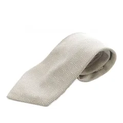 アクアスキュータム AQUASCUTUM ドット柄 シルクネクタイ ベージュ
