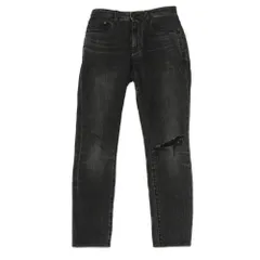 SAINT LAURENT PARIS サンローランパリ クラシック スキニー ジーンズ 27 ダメージ加工 ボトムス 160/64Y デニム コットン ブラック パンツ 590147 YQ500 1703のサムネイル