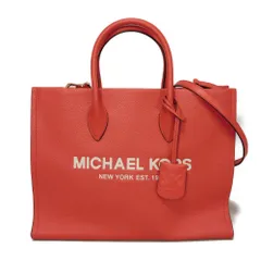 Michael Kors マイケルコース ミレラ ミディアム トート MK 2WAY ショルダーバッグ 未使用 ロゴ エンボス レッド トートバッグ 35S2G7ZT7Lのサムネイル