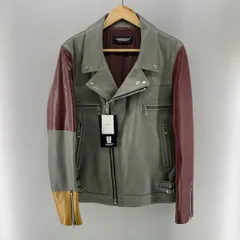 【中古】UNDER COVER 22AWライダースジャケット グレー サイズ4 UC2B9206-2 アンダーカバー[24]のサムネイル