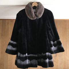 美品】SAGAMINK サガミンク/クロスミンク/オーバーサイズ/ファーコート