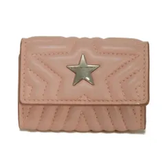 Stella McCartney ステラマッカートニー ステラスター 4連 キーホルダー エコレザー ヴィーガンレザー パステル スナップボタン キルティング アルターナッパ ベビーピンク キーケース 529384 W8214のサムネイル