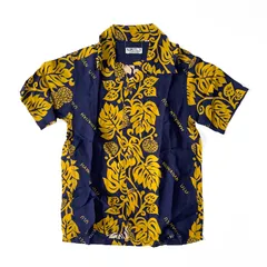 SUN SURF サンサーフ HAWAIIAN ULU サイズXS アロハシャツ ハワイアンシャツ レーヨン ネイビー 東洋エンタープライズのサムネイル