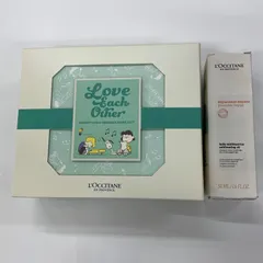 R3488 LOCCITANE ロクシタン スヌーピー シアヴァーベナ ホームギフト ・インテンシヴR ヘアオイル 50ml 計2点セット