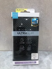 エレコム iPhone 14 Pro Max 用　ソフトレザーケース 薄型 磁石付 ( ブラック ) PM-A22DPLFUCB ELE-60923【J】