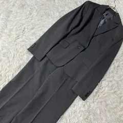 COMME CA ISM セットアップスーツ ストライプ柄スーツ グレー M