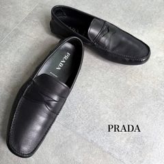 HKS様専用 PRADA プラダ メンズ サンダル 26.5 黒 レザー - メルカリ