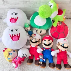 スーパーマリオ ぬいぐるみ 大量まとめ売りNINTENDO 任天堂 マリオ ヨッシー グッズ テレサ  ピーチ姫 12点セット 12