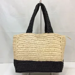 agnès b. アニエスベー かごバッグ トートバッグ 生成り×黒 アニエスb.のサムネイル