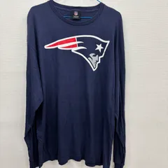 Y517 NFL Team Apparel XL ネイビー チームロゴ プリントロンT ロングスリーブ オーバーサイズ 古着卸 アメリカ仕入のサムネイル