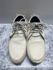 送料無料！！希少！！visvim　ヴィズヴィム　メンズシューズ　メンズ本革シューズ　ホワイトモカシン　本革紐スニーカー　白　27cm    #80508MO292のサムネイル