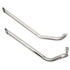 ドラッグスター400 Dragstar Four DS4 ステンレス スラッシュカット マフラー サイレンサー ドラッグスター フルエキゾースト 社外品 スラッシュカットマフラー カスタム ドレスアップ パーツ 外装のサムネイル
