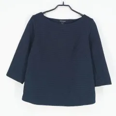 Club Monaco レディース バッグスリット ブラウス ネイビー XS (HU34396)のサムネイル