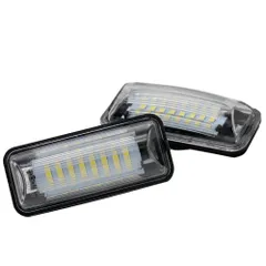 86 ZN6 LED ライセンスランプ 2個セット 6500K 白色 ライト インプレッサ GJ GP XV エクシーガ YA LEDナンバー灯 純正交換 フォレスター SJ レガシィ B4 BM レヴォーグ VM4 VMGのサムネイル